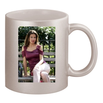 Adriana Lima 11oz Metallic Silver Mug