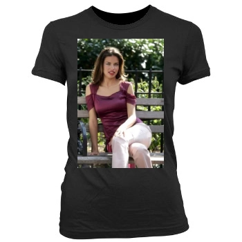 Adriana Lima Women's Junior Cut Crewneck T-Shirt