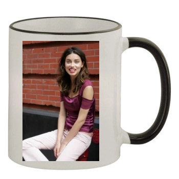 Adriana Lima 11oz Colored Rim & Handle Mug