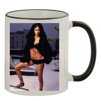 Adriana Lima 11oz Colored Rim & Handle Mug