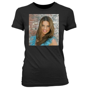 Adriana Lima Women's Junior Cut Crewneck T-Shirt