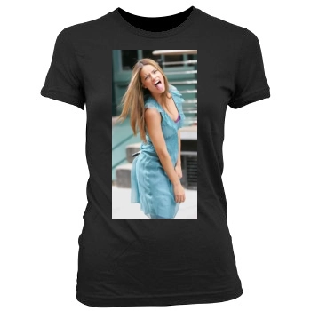 Adriana Lima Women's Junior Cut Crewneck T-Shirt