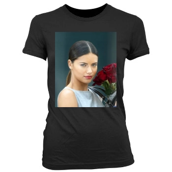 Adriana Lima Women's Junior Cut Crewneck T-Shirt