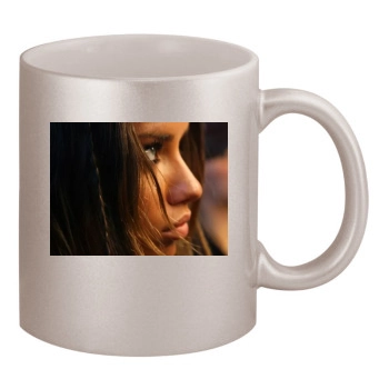 Adriana Lima 11oz Metallic Silver Mug