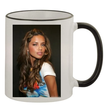 Adriana Lima 11oz Colored Rim & Handle Mug