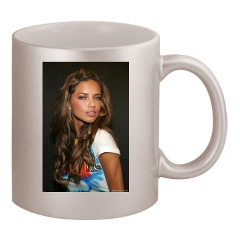 Adriana Lima 11oz Metallic Silver Mug