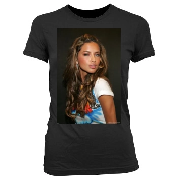 Adriana Lima Women's Junior Cut Crewneck T-Shirt