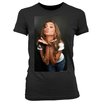 Adriana Lima Women's Junior Cut Crewneck T-Shirt