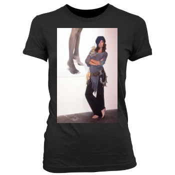 Adriana Lima Women's Junior Cut Crewneck T-Shirt