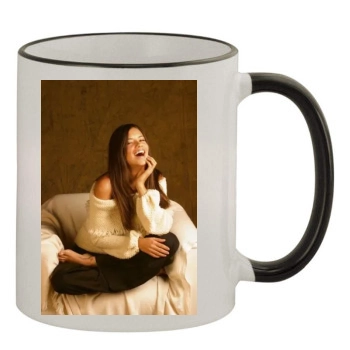 Adriana Lima 11oz Colored Rim & Handle Mug