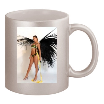 Adriana Lima 11oz Metallic Silver Mug