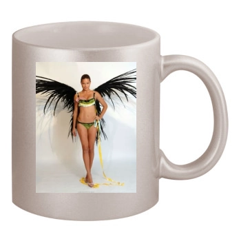 Adriana Lima 11oz Metallic Silver Mug