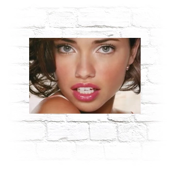 Adriana Lima Metal Wall Art