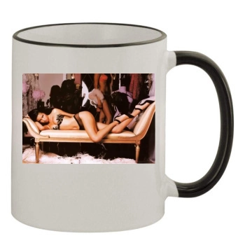 Adriana Lima 11oz Colored Rim & Handle Mug