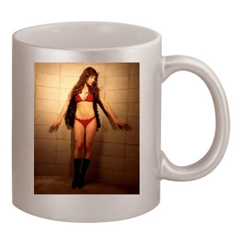 Krista Allen 11oz Metallic Silver Mug