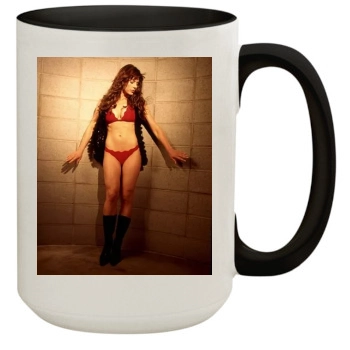 Krista Allen 15oz Colored Inner & Handle Mug