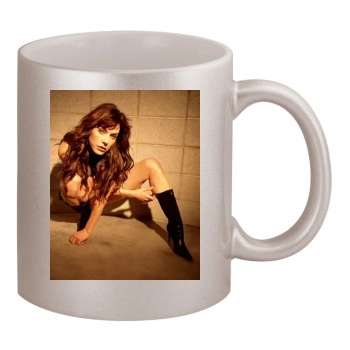 Krista Allen 11oz Metallic Silver Mug