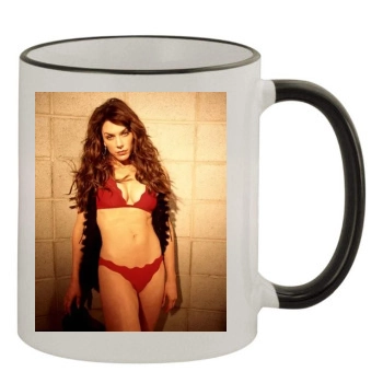 Krista Allen 11oz Colored Rim & Handle Mug