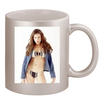 Krista Allen 11oz Metallic Silver Mug