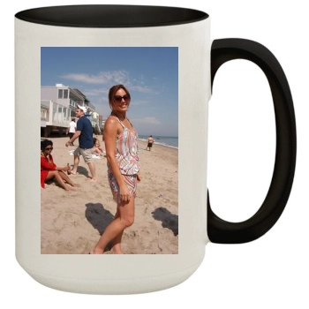 Krista Allen 15oz Colored Inner & Handle Mug