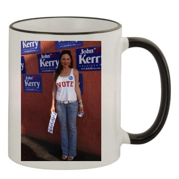 Krista Allen 11oz Colored Rim & Handle Mug