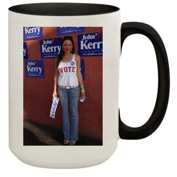 Krista Allen 15oz Colored Inner & Handle Mug