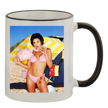 Krista Allen 11oz Colored Rim & Handle Mug