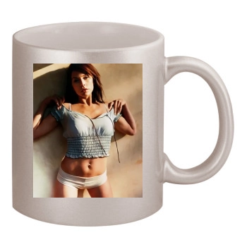 Krista Allen 11oz Metallic Silver Mug