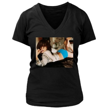 Krista Allen Women's Deep V-Neck TShirt