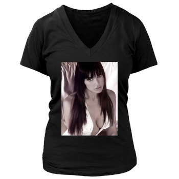 Krista Allen Women's Deep V-Neck TShirt