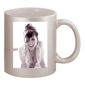 Krista Allen 11oz Metallic Silver Mug