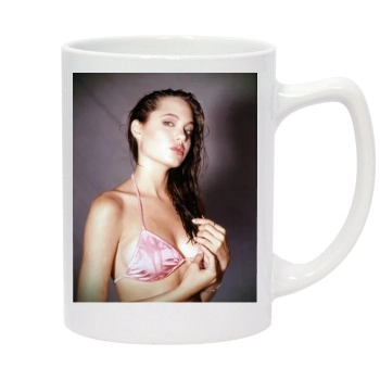 Angelina Jolie 14oz White Statesman Mug