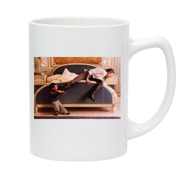 Angelina Jolie 14oz White Statesman Mug