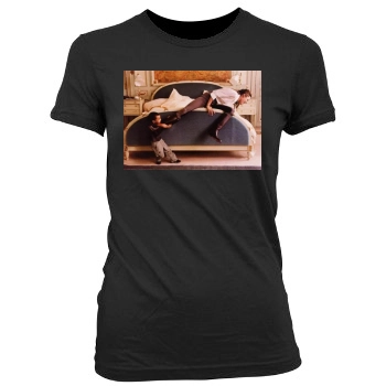 Angelina Jolie Women's Junior Cut Crewneck T-Shirt