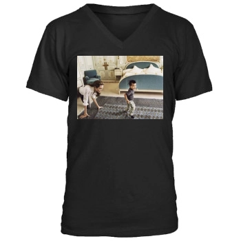 Angelina Jolie Men's V-Neck T-Shirt