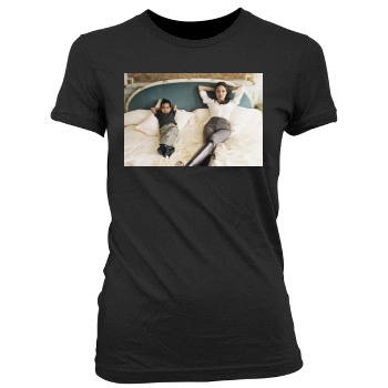 Angelina Jolie Women's Junior Cut Crewneck T-Shirt