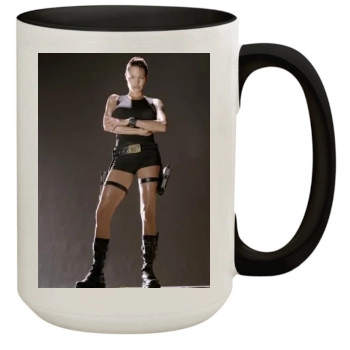 Angelina Jolie 15oz Colored Inner & Handle Mug