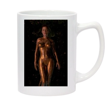 Angelina Jolie 14oz White Statesman Mug