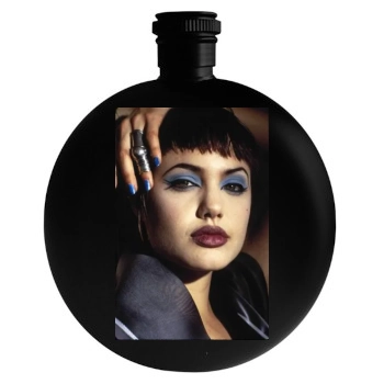 Angelina Jolie Round Flask