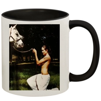 Angelina Jolie 11oz Colored Inner & Handle Mug