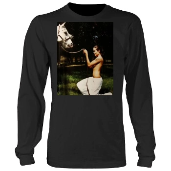 Angelina Jolie Men's Heavy Long Sleeve TShirt