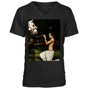 Angelina Jolie Men's V-Neck T-Shirt