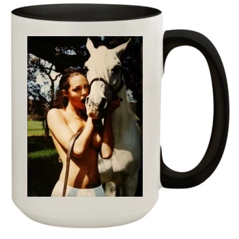 Angelina Jolie 15oz Colored Inner & Handle Mug