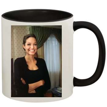 Angelina Jolie 11oz Colored Inner & Handle Mug