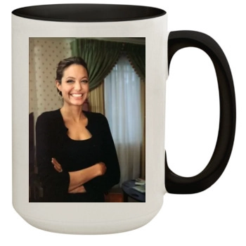 Angelina Jolie 15oz Colored Inner & Handle Mug