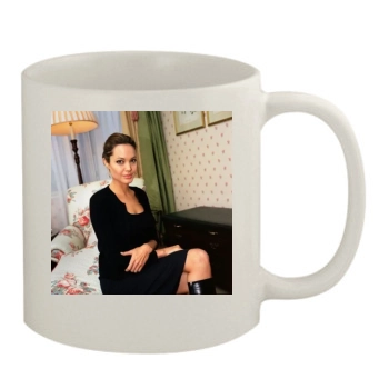 Angelina Jolie 11oz White Mug