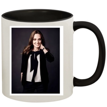 Angelina Jolie 11oz Colored Inner & Handle Mug