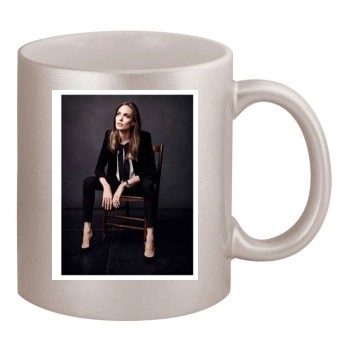 Angelina Jolie 11oz Metallic Silver Mug