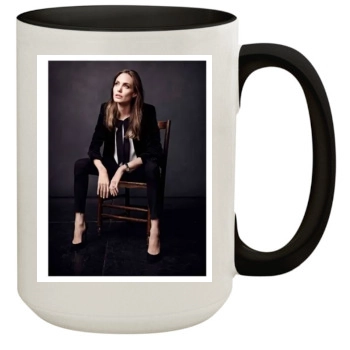 Angelina Jolie 15oz Colored Inner & Handle Mug