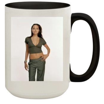 Angelina Jolie 15oz Colored Inner & Handle Mug